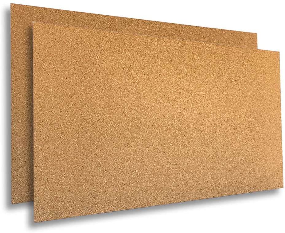 3 Meter x 1 Meter Various Thickness Available 10mm Thick Pinboard Cork Roll